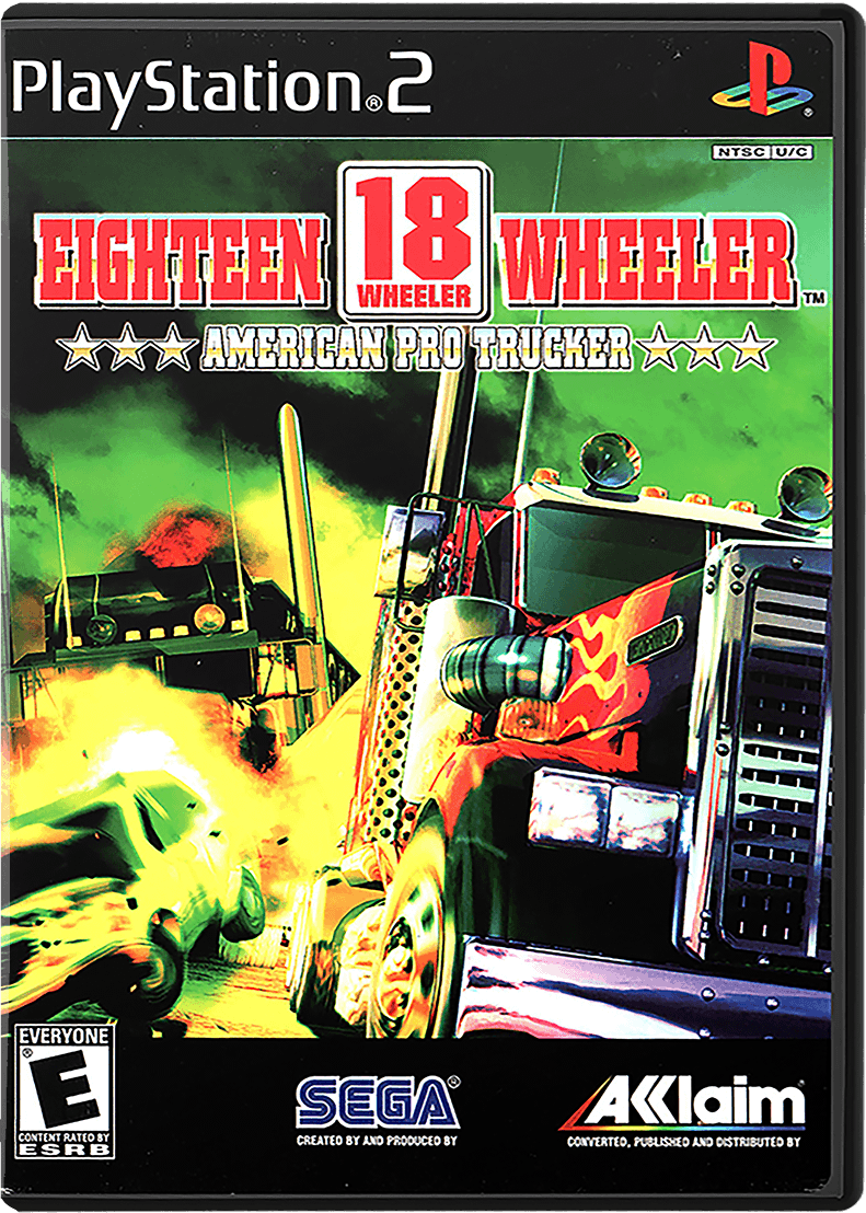 18 Wheeler American Pro Trucker box art for Playstation 2